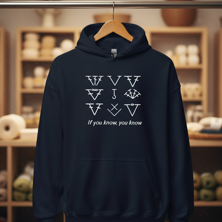 If you know, you know Hoodie Navy / S