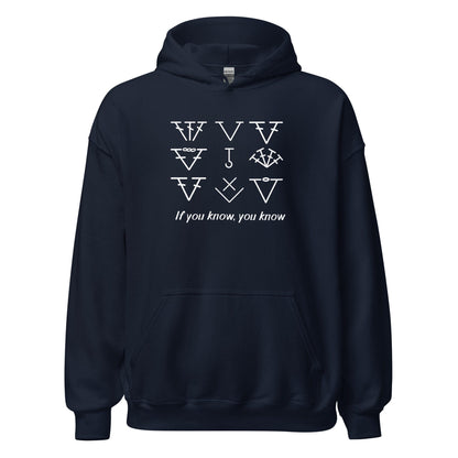 If you know, you know Hoodie Navy / S