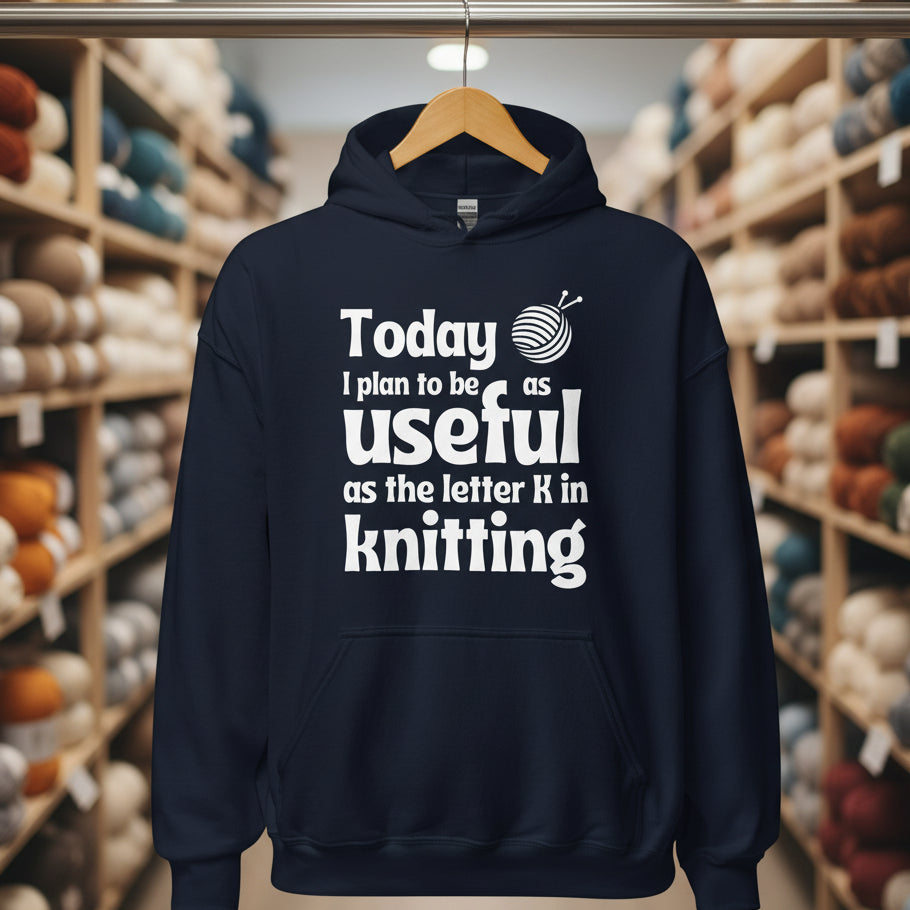 K in Knitting Hoodie Navy / S
