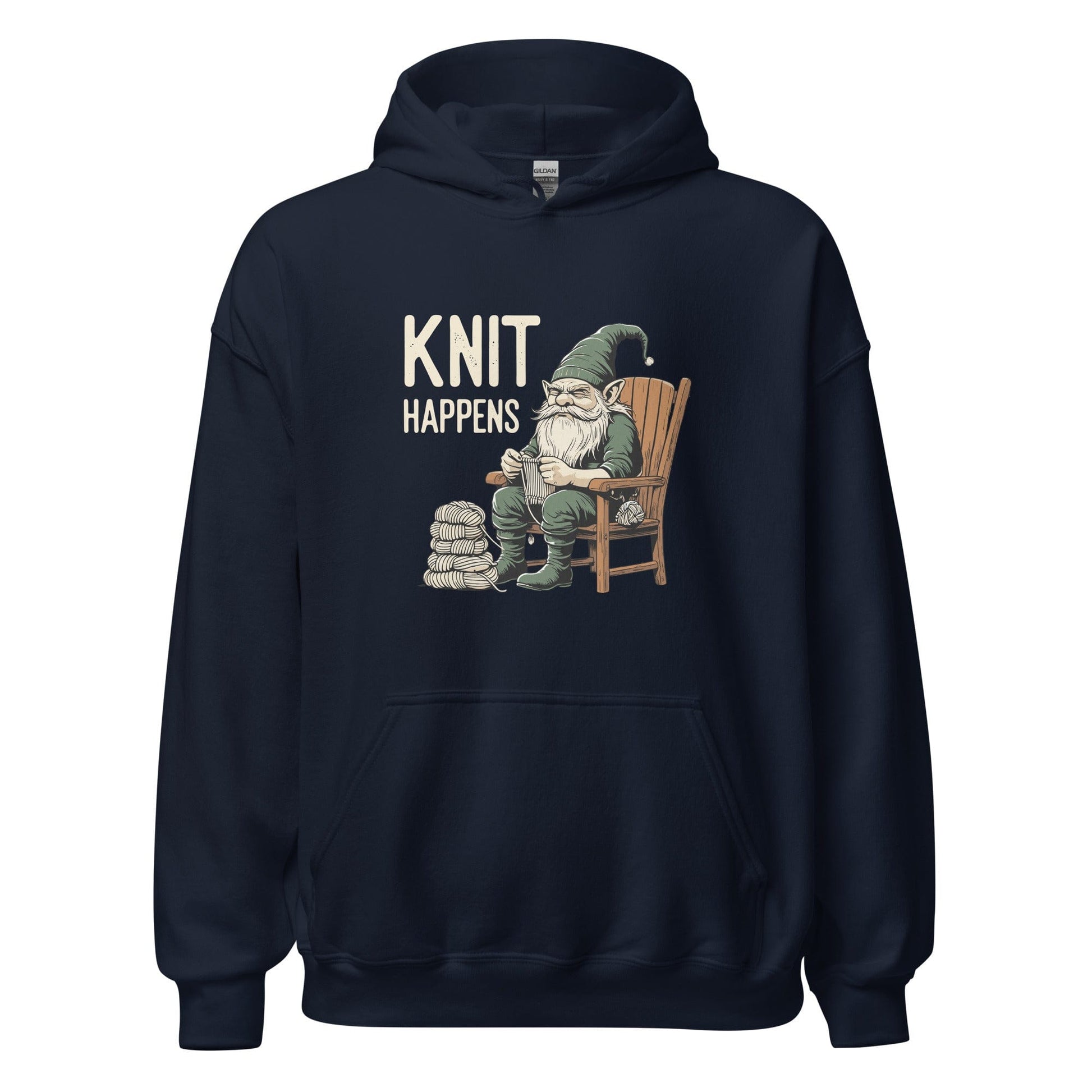 Knit Happens Hoodie Navy / S