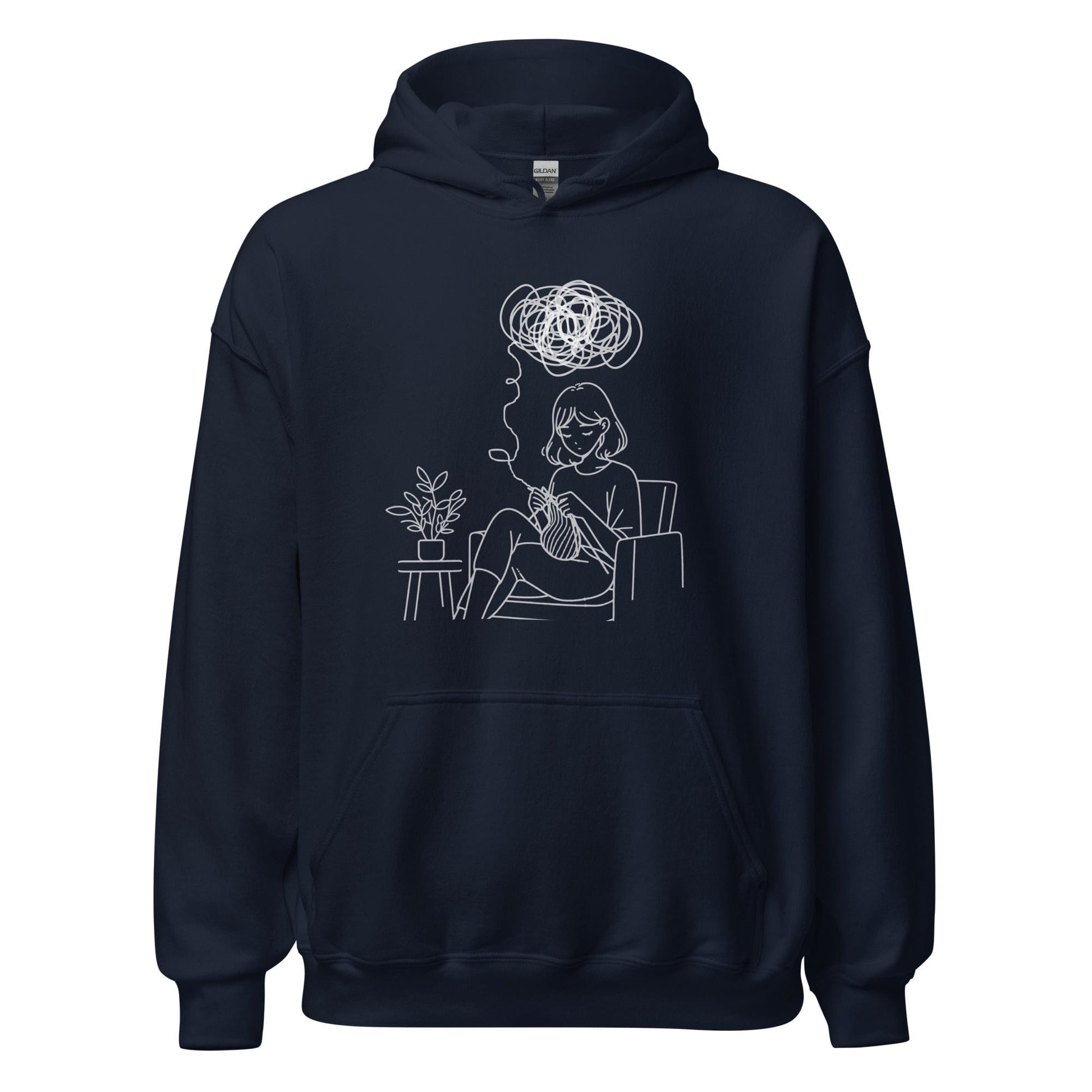 Mental Health Hoodie Navy / S