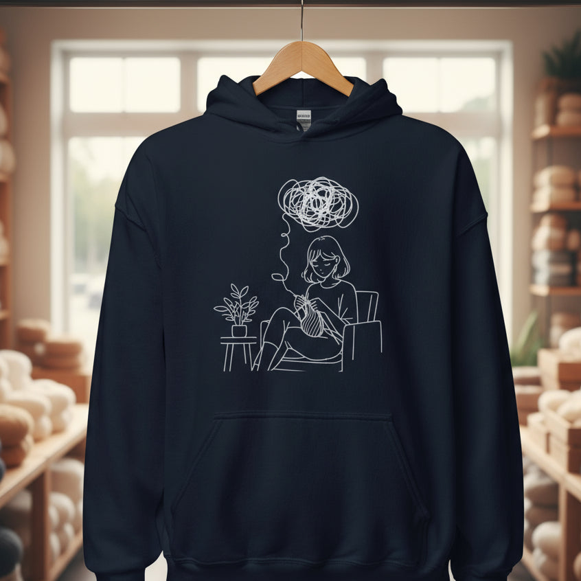 Mental Health Hoodie Navy / S