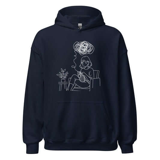 Mental Health Hoodie Navy / S