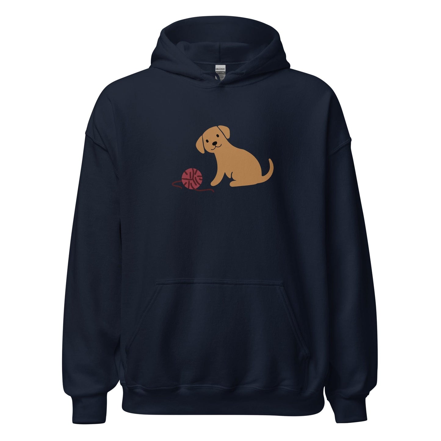 Puppy & Yarn Hoodie Navy / S