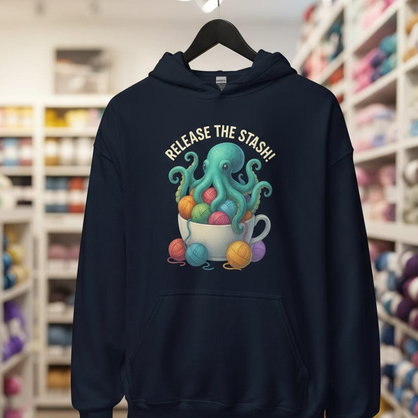 Release the Stash Kraken Hoodie Navy / S