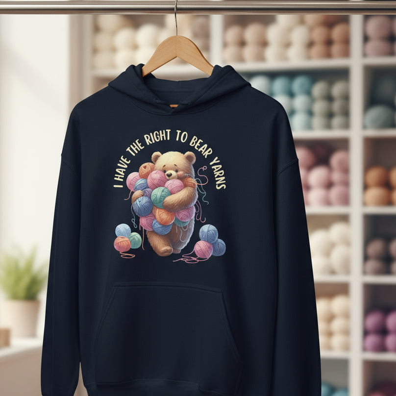 Right to Bear Yarns Hoodie Navy / S