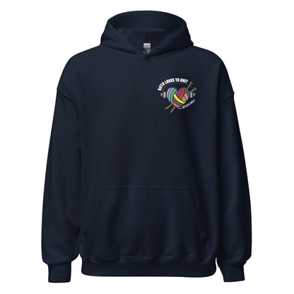 Ruth Loves To Knit Hoodie Navy / S
