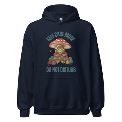 Self Care Mode Hoodie Navy / S