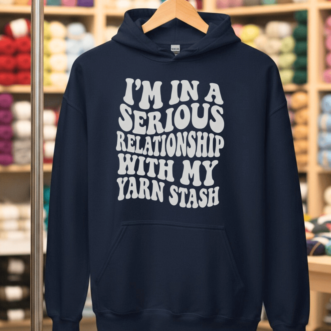 Serious Relationship Hoodie Navy / S