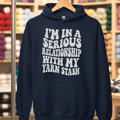 Serious Relationship Hoodie Navy / S