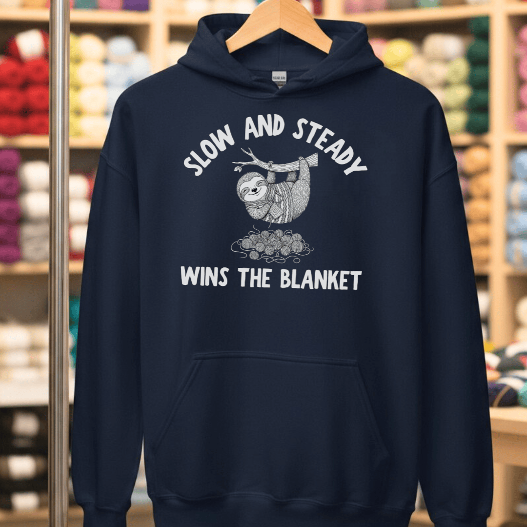 Sloth Blanket Hoodie Navy / S