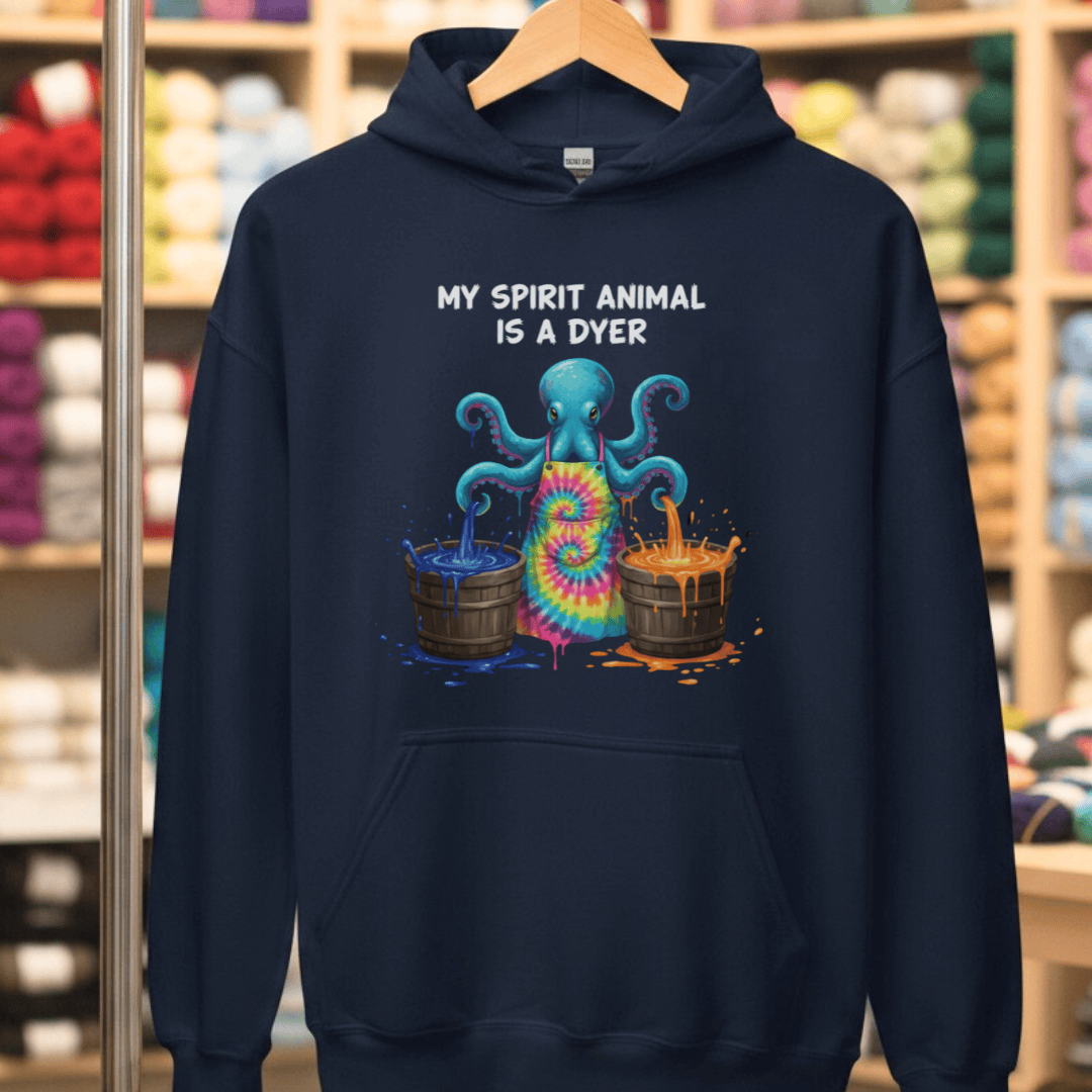 Spirit Animal Dyer Hoodie Navy / S