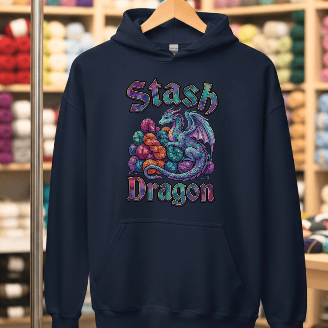 Stash Dragon Hoodie Navy / S