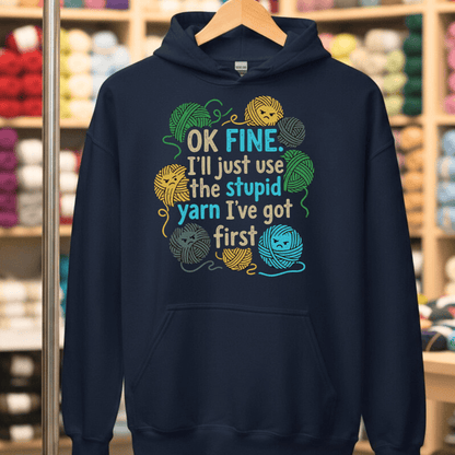 Stupid Yarn Hoodie Navy / S