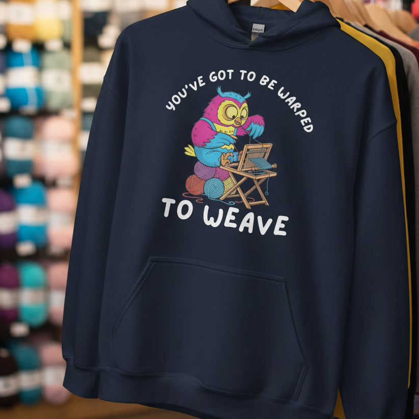 Warped to Weave Hoodie Navy / S