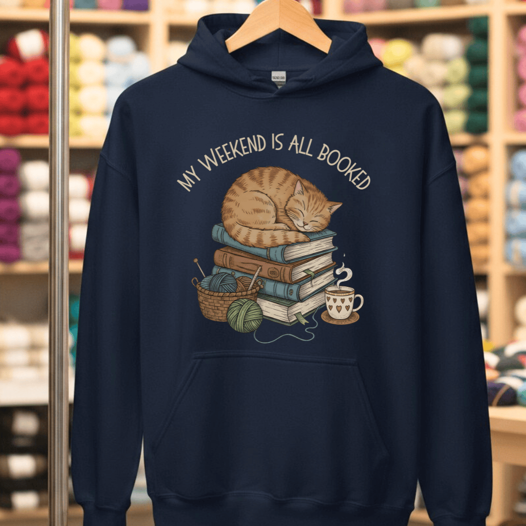 Weekend Booked Hoodie Navy / S