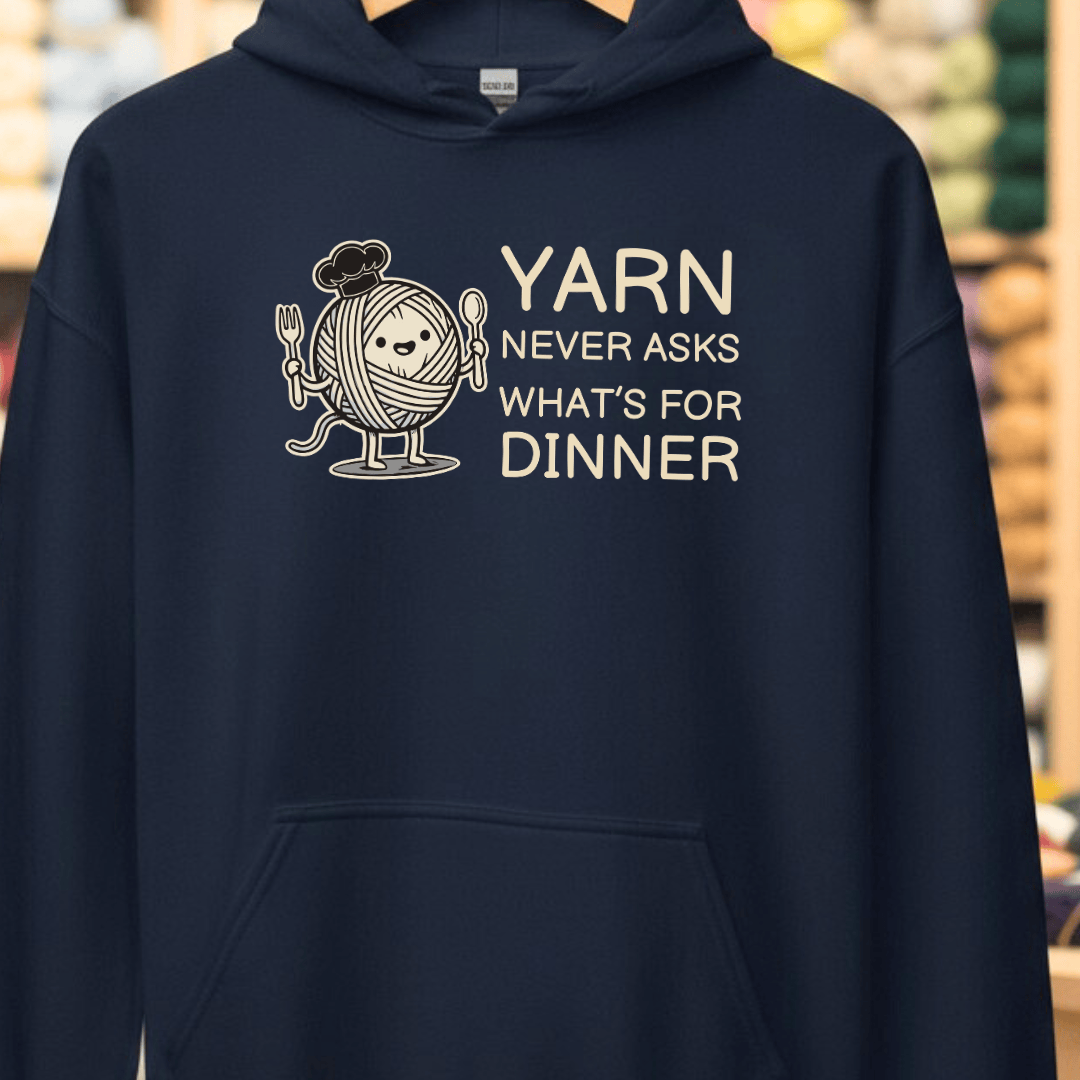 What's For Dinner Hoodie Navy / S