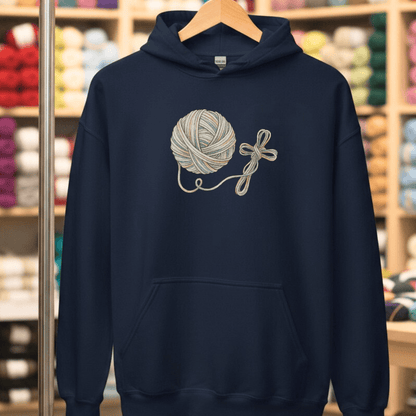 Yarn Cross Hoodie Navy / S