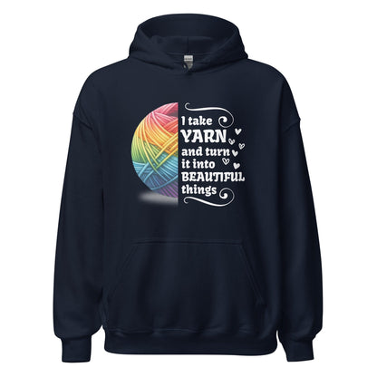 Yarn to Beauty Hoodie Navy / S