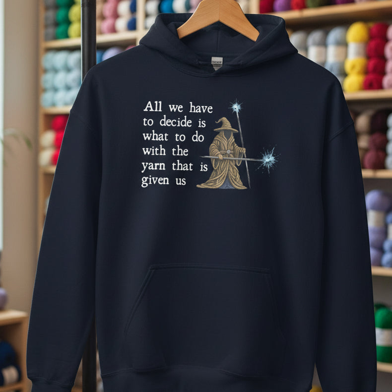 Yarn Wizard Hoodie Navy / S