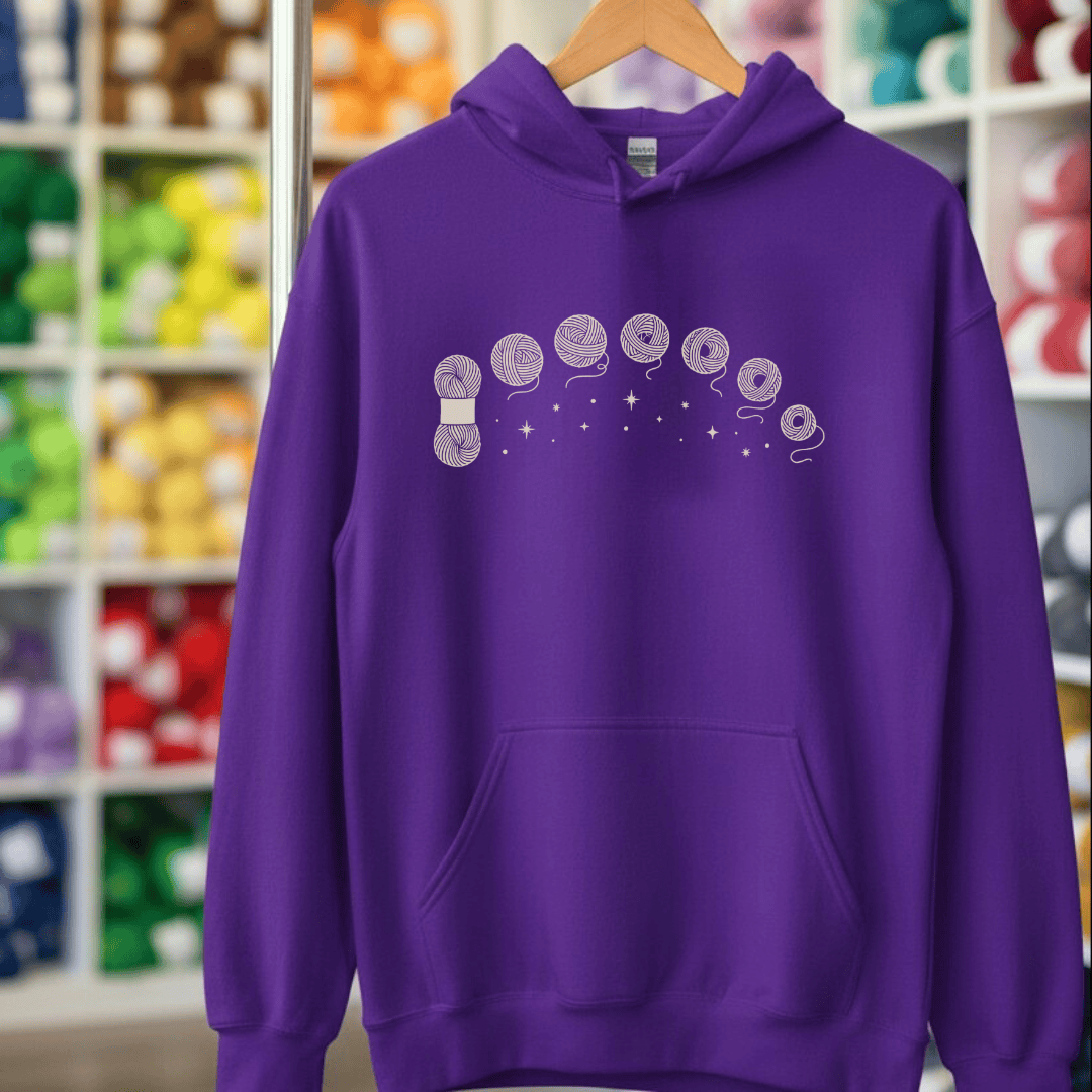 Celestial Yarn Hoodie Purple / S
