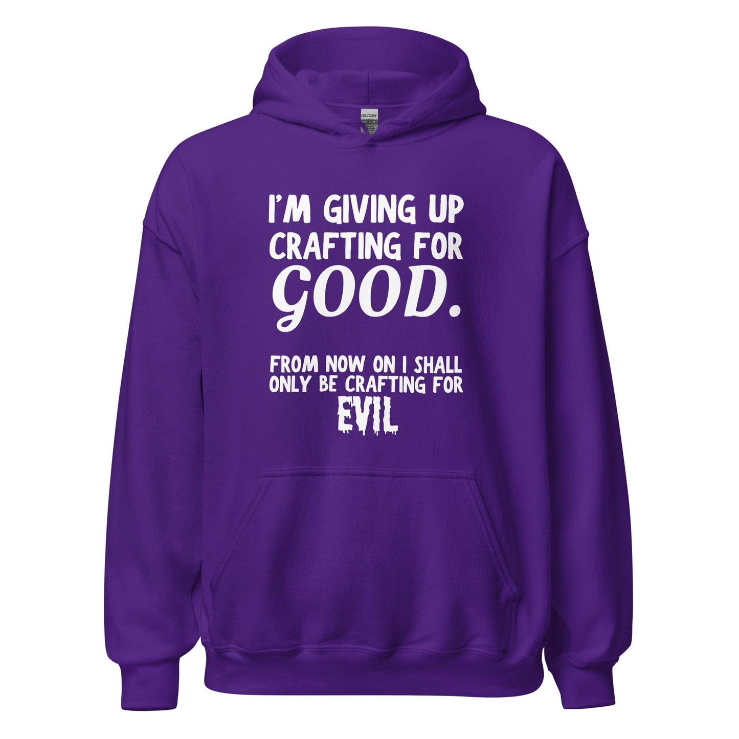 Crafting for Good Hoodie Purple / S