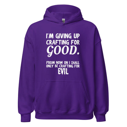 Crafting for Good Hoodie Purple / S