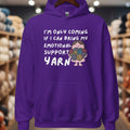 Emotional Support Hoodie Purple / S
