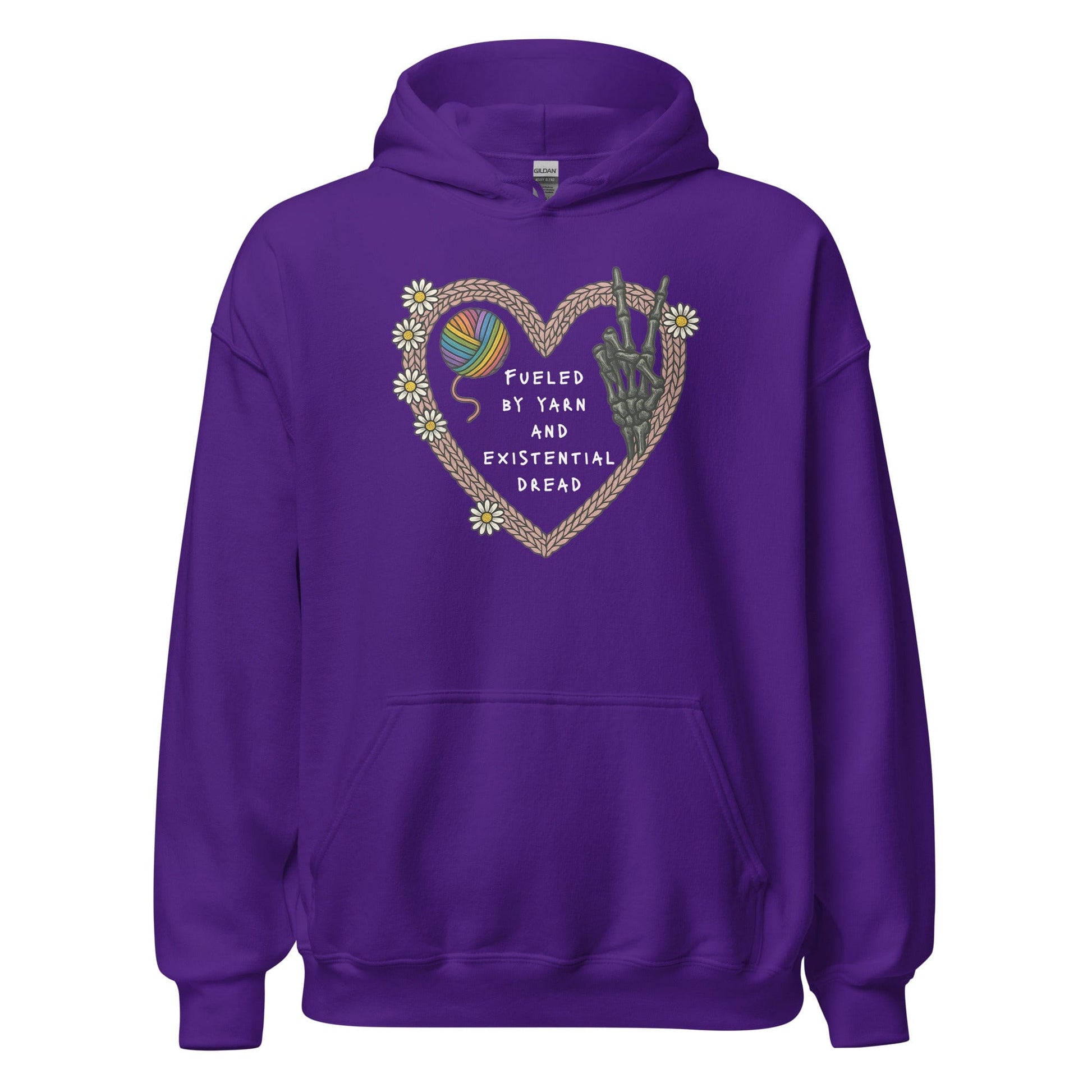 Existential Yarn Hoodie Purple / S