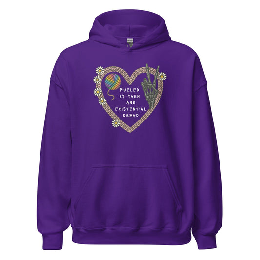 Existential Yarn Hoodie Purple / S