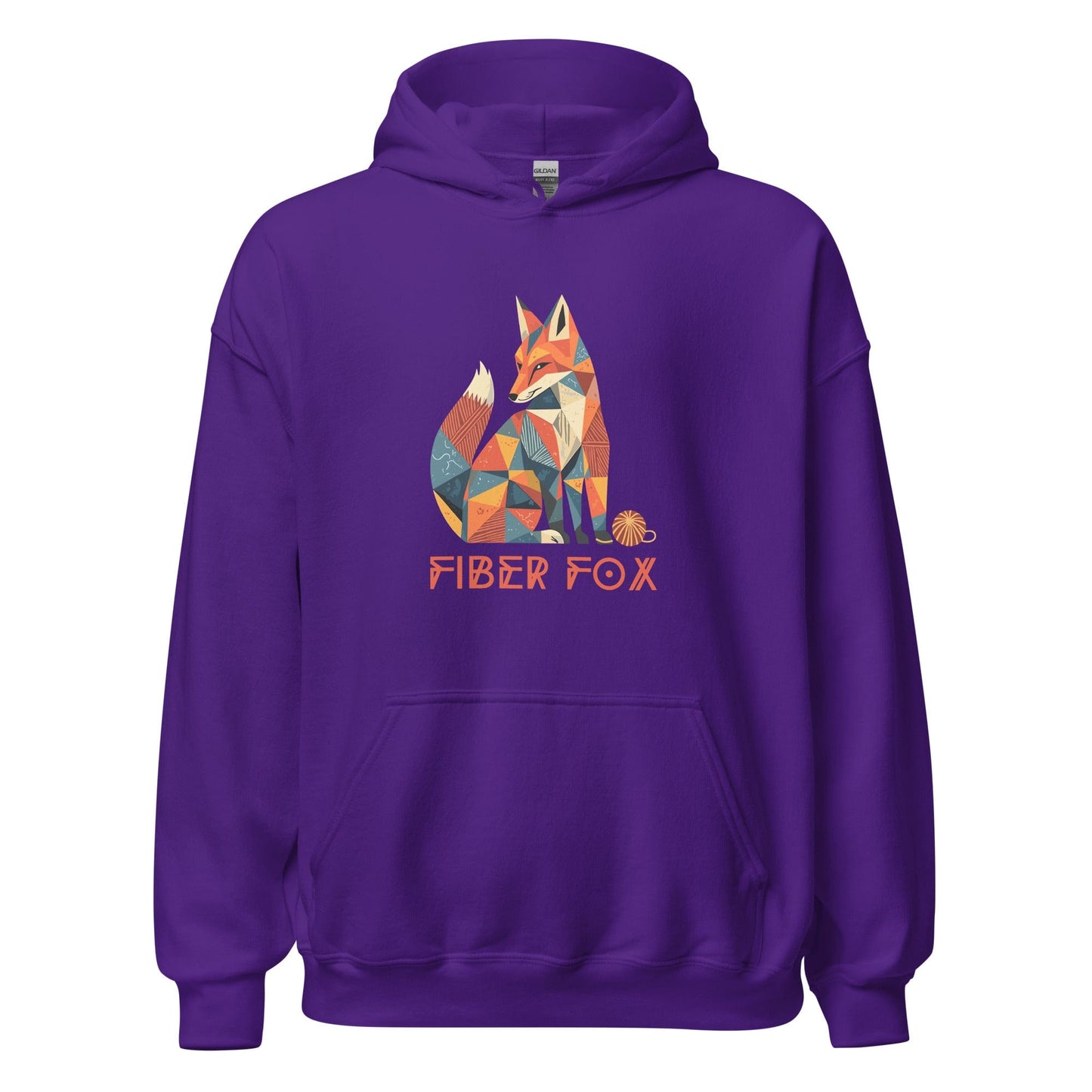 Fiber Fox Hoodie Purple / S