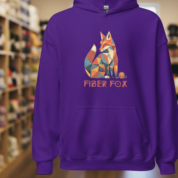 Fiber Fox Hoodie Purple / S
