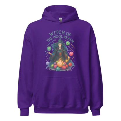 Fire Witch of the Wool Realm Hoodie Purple / S