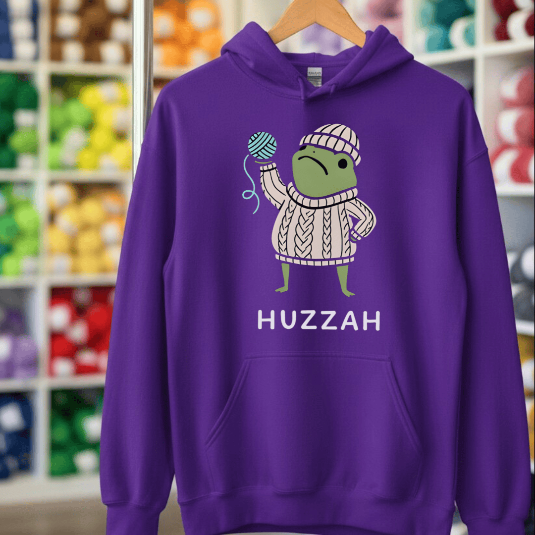 Huzzah Hoodie Purple / S