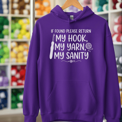 If Found Hoodie Purple / S