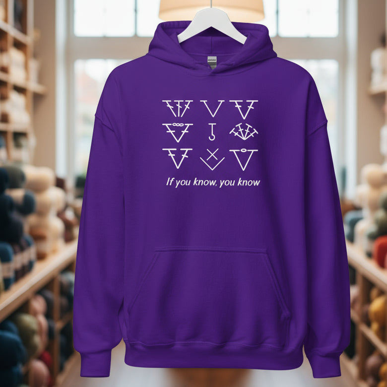 If you know, you know Hoodie Purple / S