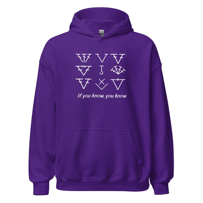 If you know, you know Hoodie Purple / S