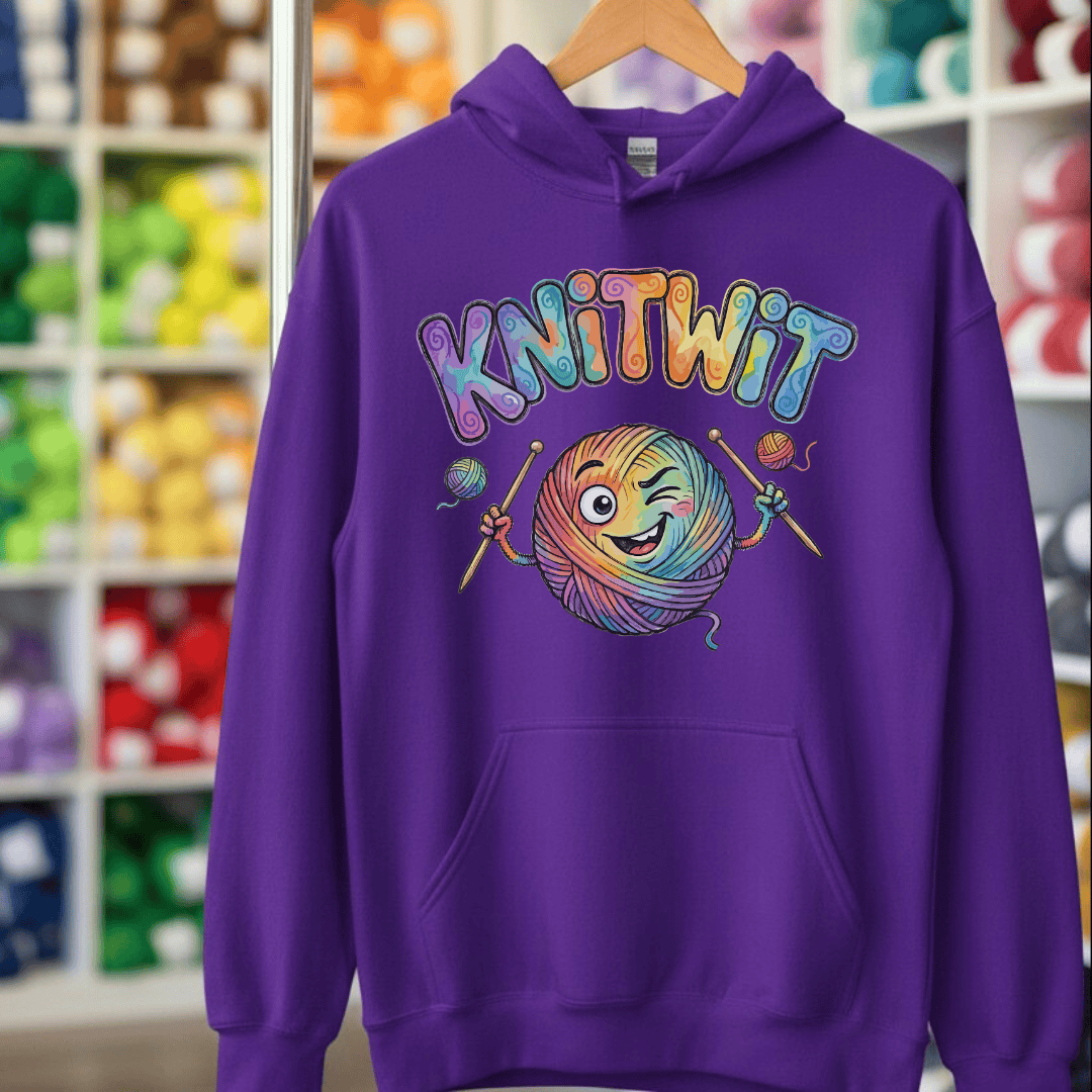 Knitwit Hoodie Purple / S