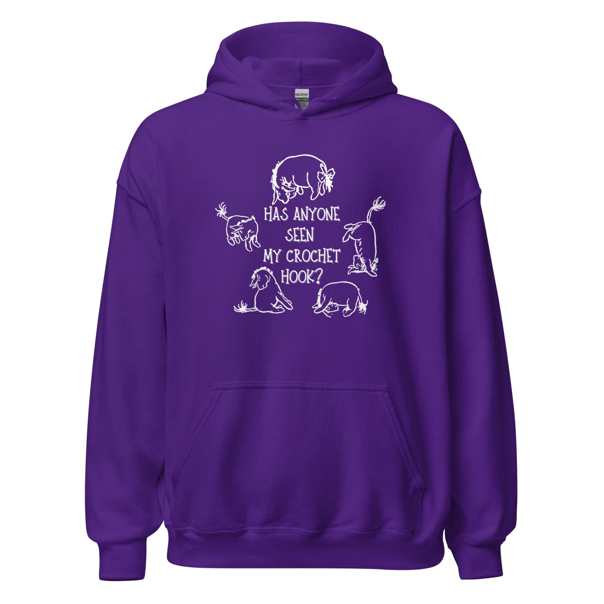 Lost Crochet Hook Hoodie Purple / S