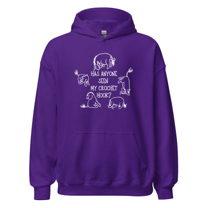 Lost Crochet Hook Hoodie Purple / S