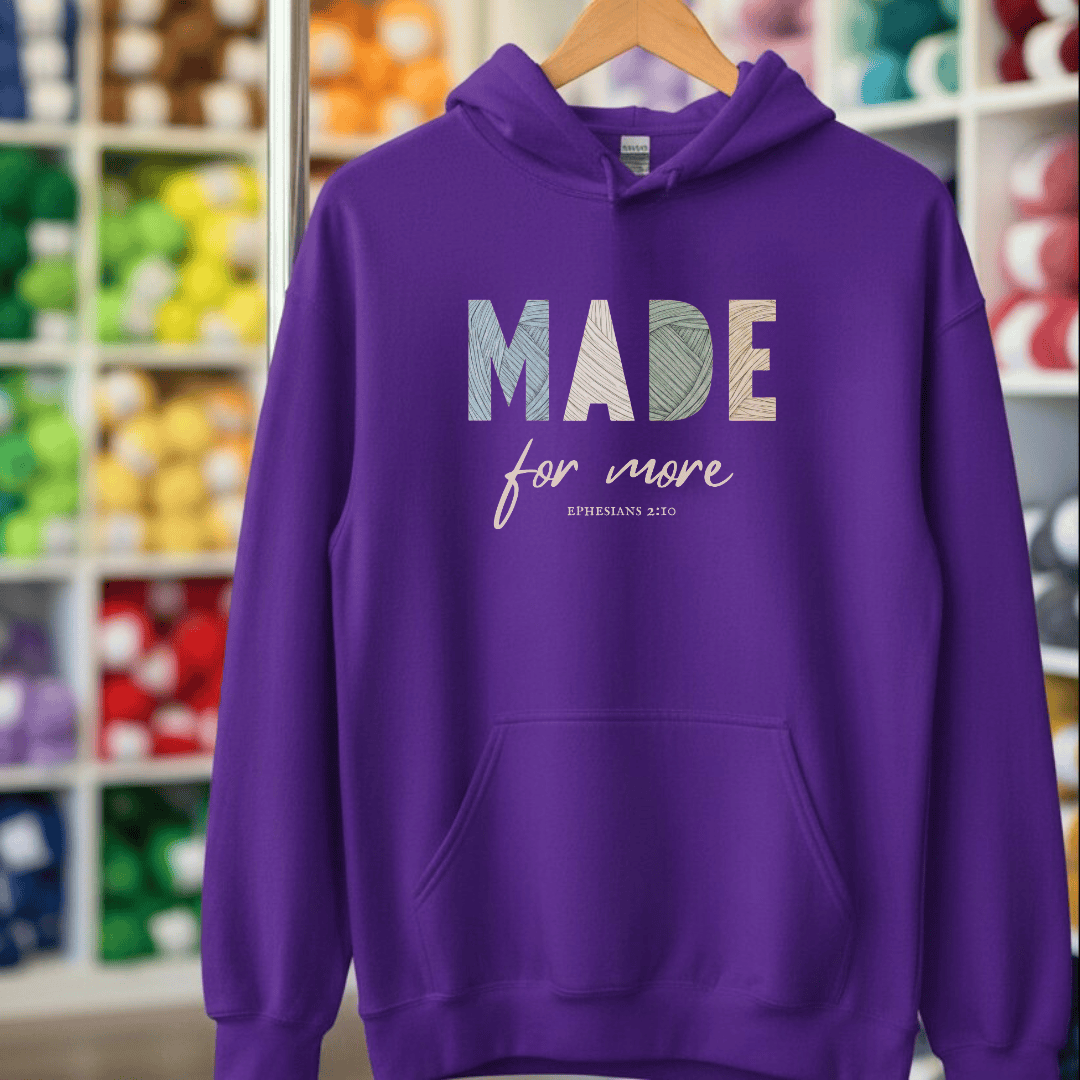 Made For More Hoodie Purple / S