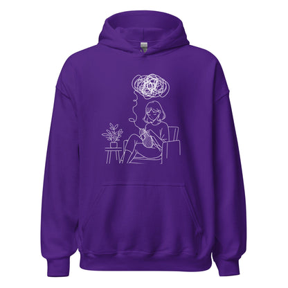 Mental Health Hoodie Purple / S