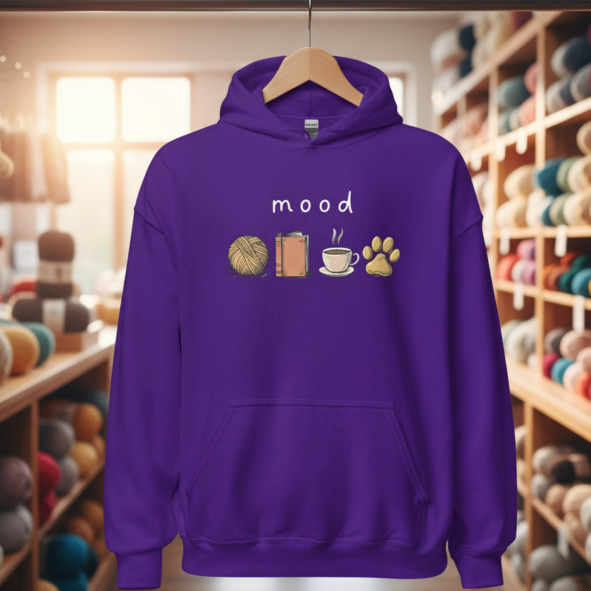 Mood Hoodie Purple / S