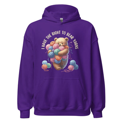 Right to Bear Yarns Hoodie Purple / S