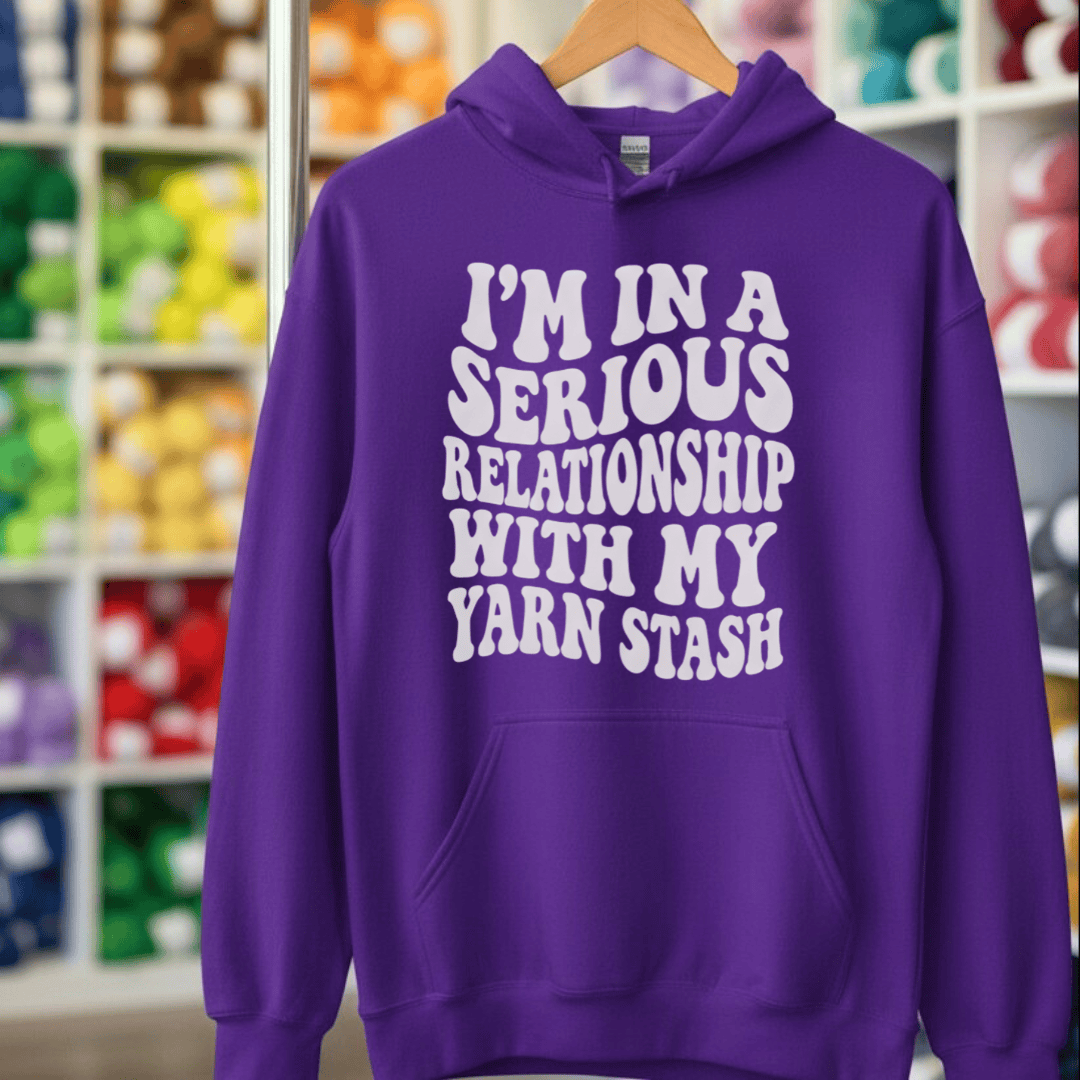Serious Relationship Hoodie Purple / S