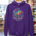 Shell Stitch Hoodie Purple / S