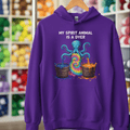 Spirit Animal Dyer Hoodie Purple / S