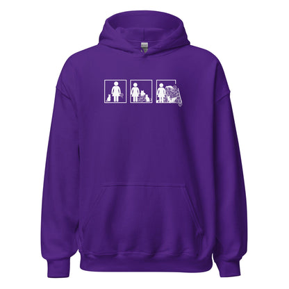 The Inevitable Escalation Hoodie Purple / S