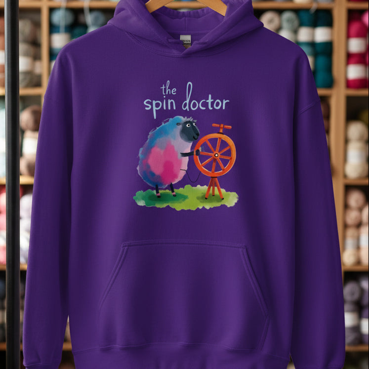 The Spin Doctor Hoodie Purple / S