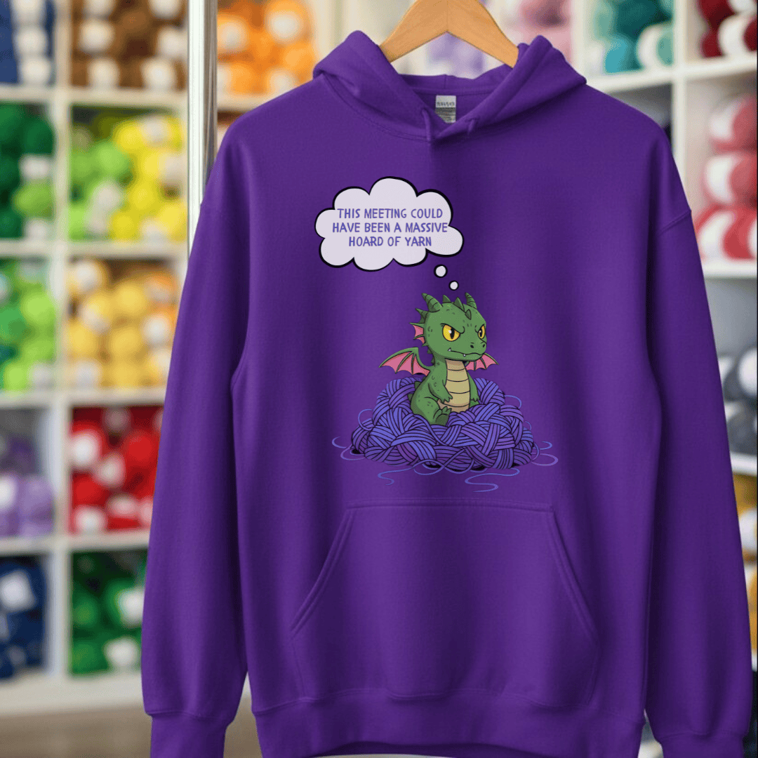 This Meeting Hoodie Purple / S